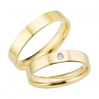 14 Karaat geelgouden trouwring RP01 14 Karaat geelgouden trouwring RP01