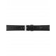 Crocodile print calf leather strap, mat. With strong case and buckle connection, stitched loop and stainless steel buckle. This strap has soft leather lining and is super flexible. - 601361