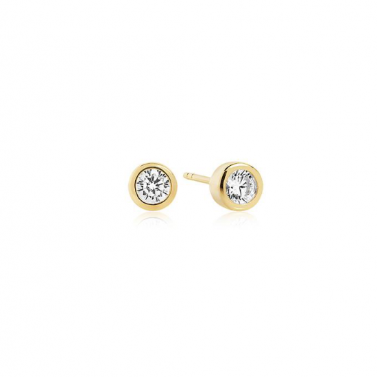 SIF JAKOBS SARDINIEN PICCOLO EARRINGS SJ-E1051-CZ(YG) - 600775