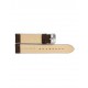 Alligator print calf leather watch strap, mat. With strong case and buckle connection, stitchinged loop and stainless steel buckle. This watch strap has soft leather lining and is super flexible - 601434