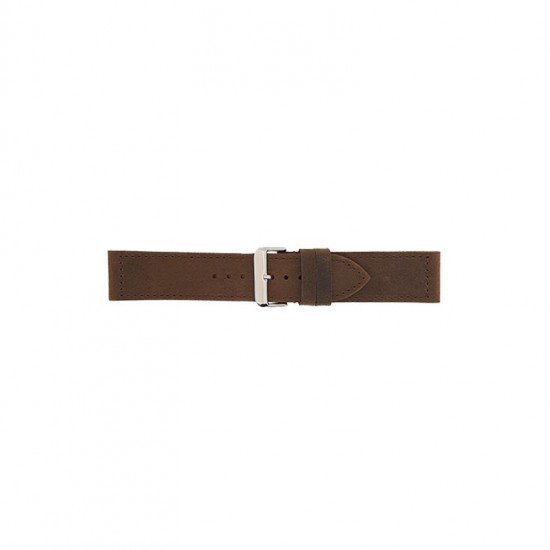 BBS suede solid leather watch strap with steel buckle. This cool watch strap will get better looking after wearing. Thick but super flexible and soft. - 601441