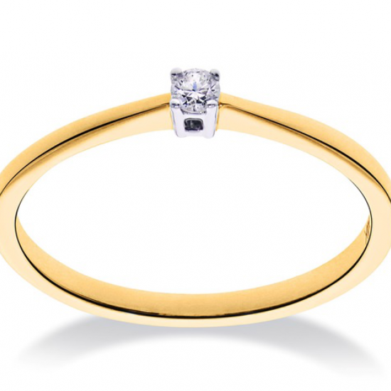 Solitair diamant Ring - 601611