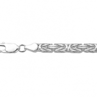 Koningsketting zilver - 601804 Koningsketting zilver - 601804