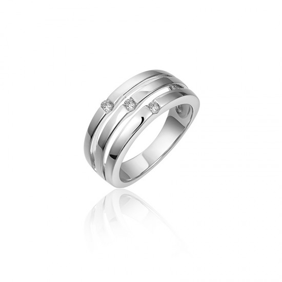 Zilver ring - 601916