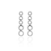 zilveren oorknoppen - 602812