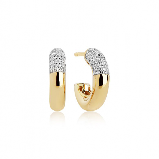 SIF JAKOBS JEWELLERY CANNARA PICCOLO EARRINGS SJ-E2998-CZ-YG - 602856