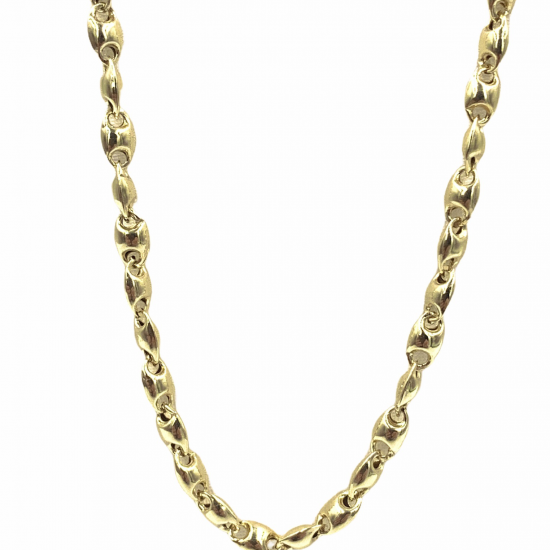 Geelgoud collier 45 cm - 602027