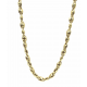 Geelgoud collier 45 cm - 602027