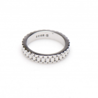 ROLEX SCHAKEL STYLE RING VAST - 602057 ROLEX SCHAKEL STYLE RING VAST - 602057