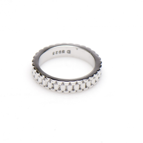 ROLEX SCHAKEL STYLE RING VAST - 602057