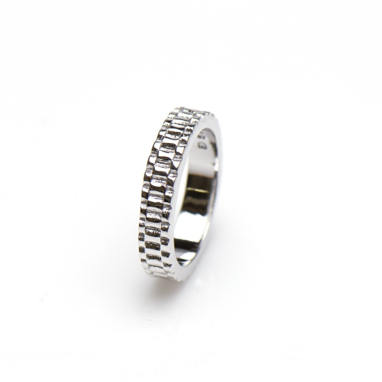 ROLEX SCHAKEL STYLE RING VAST - 602057