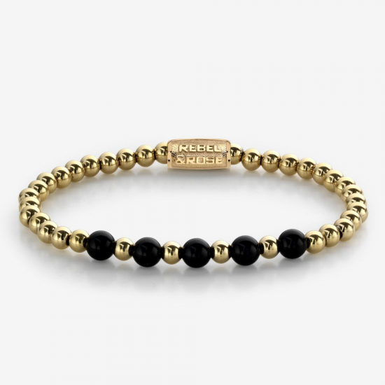 Yellow Gold meets Black Madonna - 6mm - 602243