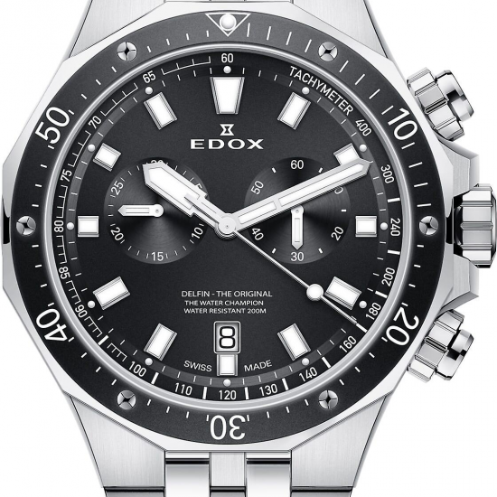 Edox 10026-3M-NIN C1 Chronograph horloge - 602463