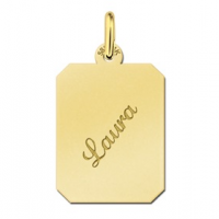 Rechthoekige hanger van goud - 603248 Rechthoekige hanger van goud - 603248