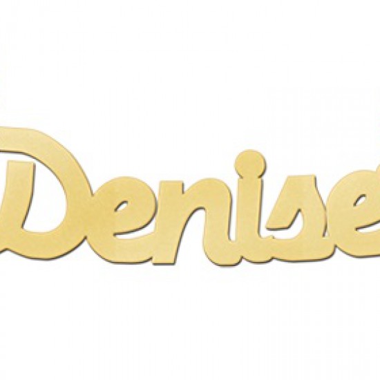 Gouden naamketting model Denise - 603023