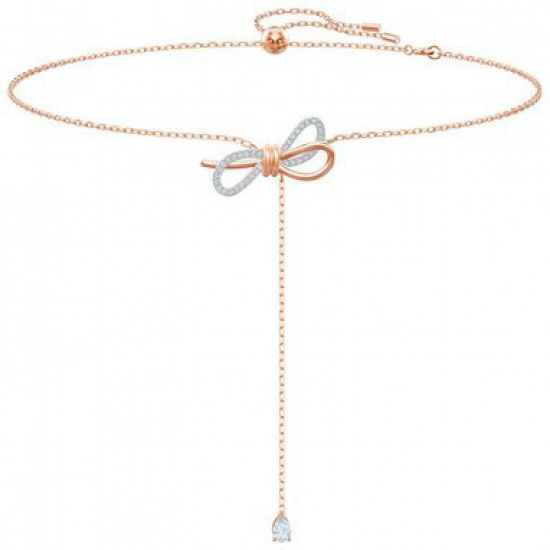 Swarovski 5447082 Y-Ketting Lifelong Bow rosekleurig - 602976