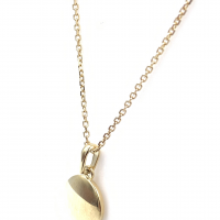 GOUDEN KETTING MET HANGER RONDJE - 602983 GOUDEN KETTING MET HANGER RONDJE - 602983