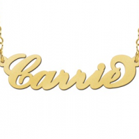 Gouden Naamketting Carrie style - 603000 Gouden Naamketting Carrie style - 603000