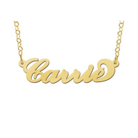 Gouden Naamketting Carrie style - 603000