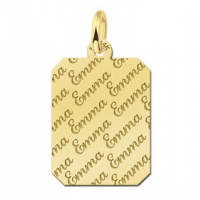 Hanger van goud met naamgravure - 603251 Hanger van goud met naamgravure - 603251