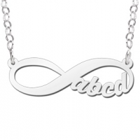 Zilveren hanger infinity 4 letters geschreven - 603074 Zilveren hanger infinity 4 letters geschreven - 603074