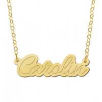 Gouden ketting met naam model Carolin - 603015 Gouden ketting met naam model Carolin - 603015