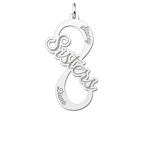Zilveren infinity hanger sister - 603086 Zilveren infinity hanger sister - 603086