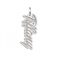 Zilveren hanger met naam model 'Tiffany' - 603065 Zilveren hanger met naam model 'Tiffany' - 603065