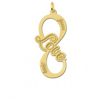 Gouden infinity hanger love - 603120 Gouden infinity hanger love - 603120