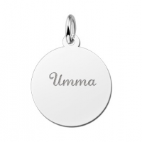 Plaatje van zilver met je naam - 603163 Plaatje van zilver met je naam - 603163