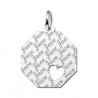 Graveerplaat met herhaaldelijk je naam graveren - 603183 Graveerplaat met herhaaldelijk je naam graveren - 603183