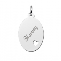 Hanger van zilver om je naam in te laten graveren - 603189 Hanger van zilver om je naam in te laten graveren - 603189