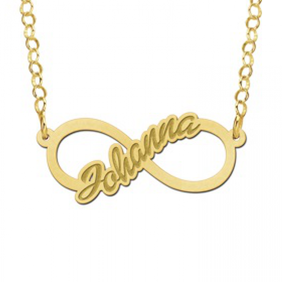 Gouden Infinity ketting kind - 603127