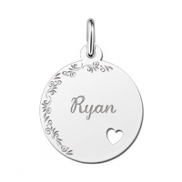 Plaatje met je naam en bloemetjes - 603169 Plaatje met je naam en bloemetjes - 603169