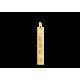 Gouden bar ketting hanger met gravure en klavertje - 603474