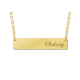 Gouden Bar naamketting large - 603480