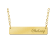 Gouden Bar naamketting large - 603480