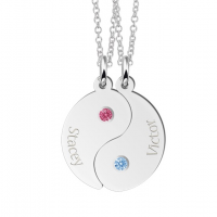 Yin yang met geboortestenen - 603424