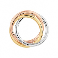 14k gouden hanger Tri-color - 604142