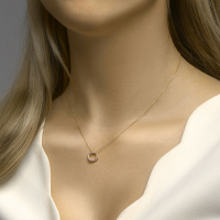 14k gouden hanger Tri-color - 604142