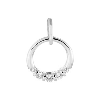 Hanger rondje zirkonia - 604167
