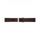 Genuine leather flat strap with stitch to ensure durability. The stainless steel buckle is strong and durable. This strap fits traditional, dressed watches and is available in many sizes - 604303