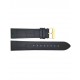 Flat or thin alligator print, calf leather watch strap with stainless steel buckle and soft nubuck lining. - 604311