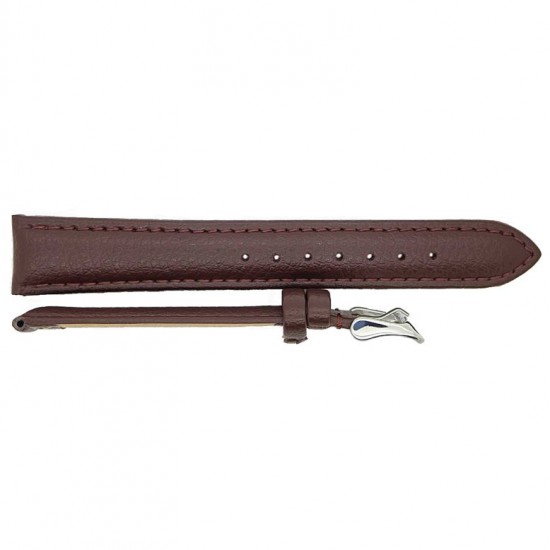 BBS Bison grained calf leather watch strap. Padded and fitted with solid stainless steel buckle. Like all BBS watch straps, this one has a soft nubuck lining and a reinforced case connection - 605779
