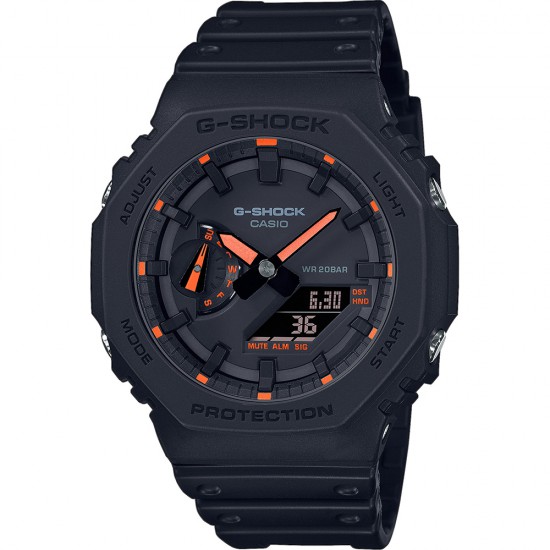 G-Shock Classic Style GA-2100-1A4ER Neon Accent horloge - 605334