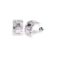 Rolex Style oorbellen XL - 606394