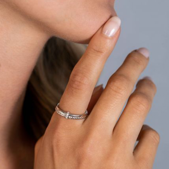 ZINZI zilveren multi-look ring - 20002231