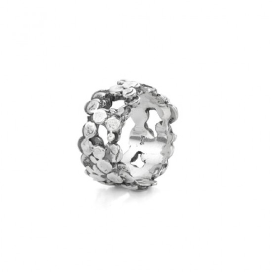 REBEL AND ROSE RING DOTS & DOTS ZILVER - 20002879