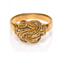 18K Gouden mattenklopper ring - 20002923 18K Gouden mattenklopper ring - 20002923