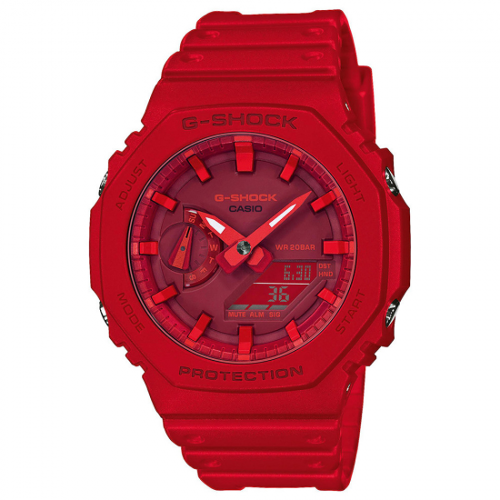 CASIO G-SHOCK GA-2100-4AER HORLOGE CLASSIC ROOD 45 MM - 20003009